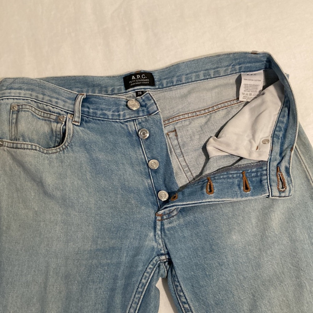 A.P.C. Petit standard jeans droit étroit button closure 28 - Picture 5 of 15